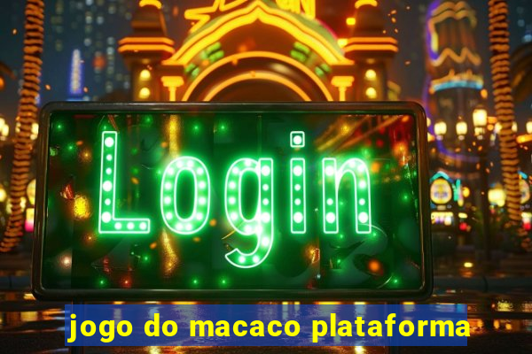 jogo do macaco plataforma